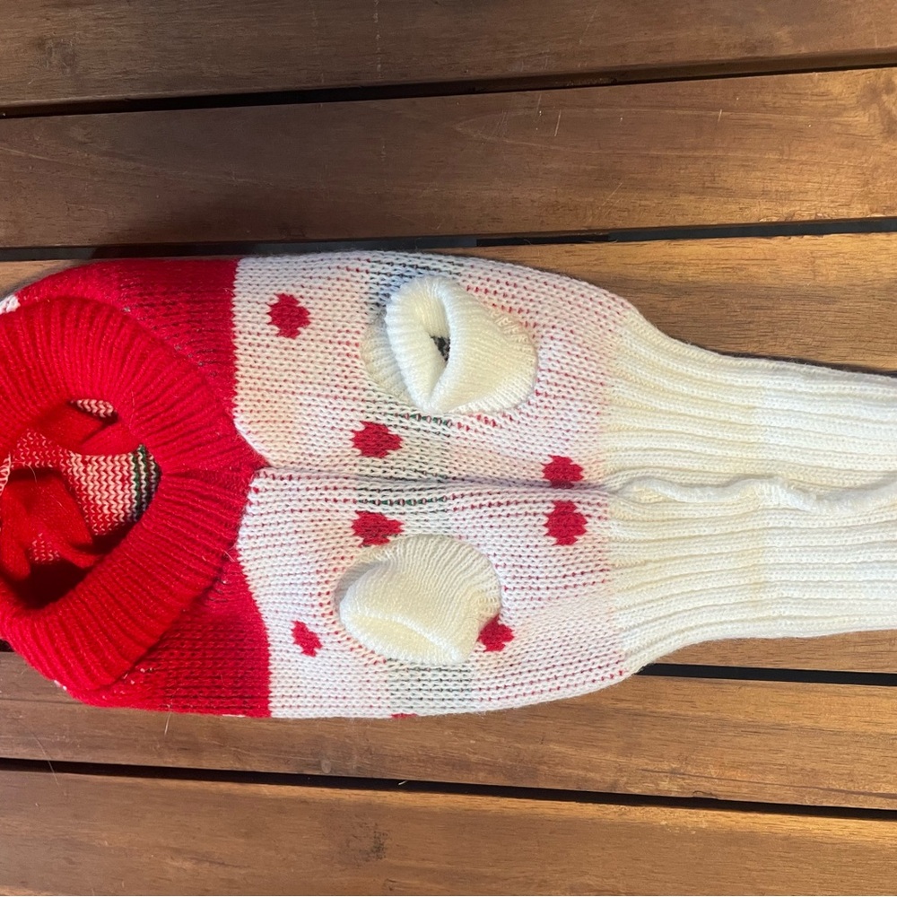 Happy and Polly Strawberry Heart Warm Vest for Cats and Dogs - Picture 2 of 3